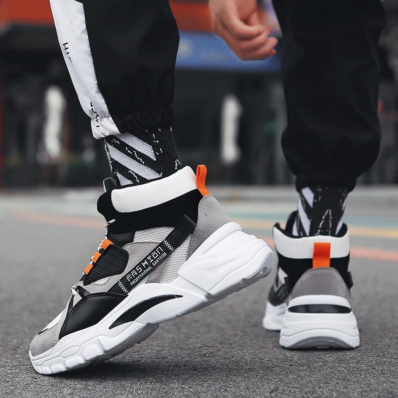높은 최고 남성 스포츠 신발 통기성 메쉬 운동화 높은  - Streetwear Brand In Vietnam 리뷰 및 가격